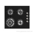 Built in 4 burners Glass cooktops for home